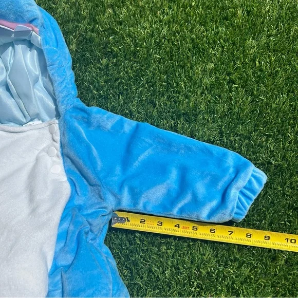 Baby Shark Halloween Costume Pullover Top 12-18M (Months) Hyde & EEK! Plush Blue - Picture 11 of 13